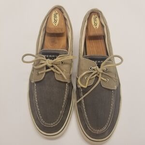 Sperry Top Sider Mens Size 13M 0561333 Boat Deck Shoes Salt Wash Canvas Lace Up